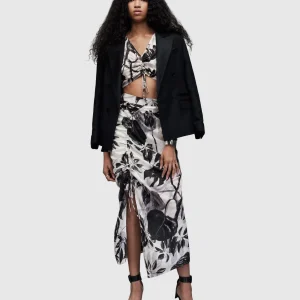 Falda Carla Ecru White