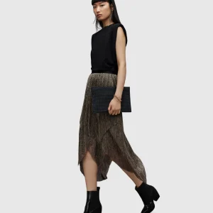 Falda Veena Black Gold