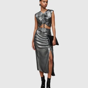 Falda Carla Gunmetal Grey