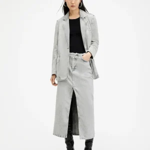 Falda Honor Maxi Gris Niee