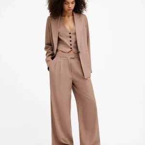 Blazer Deri Lyn Café Doe