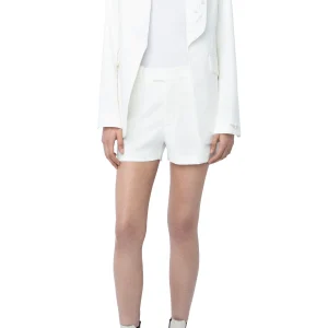 Blazer Date Strass Wings Blanco