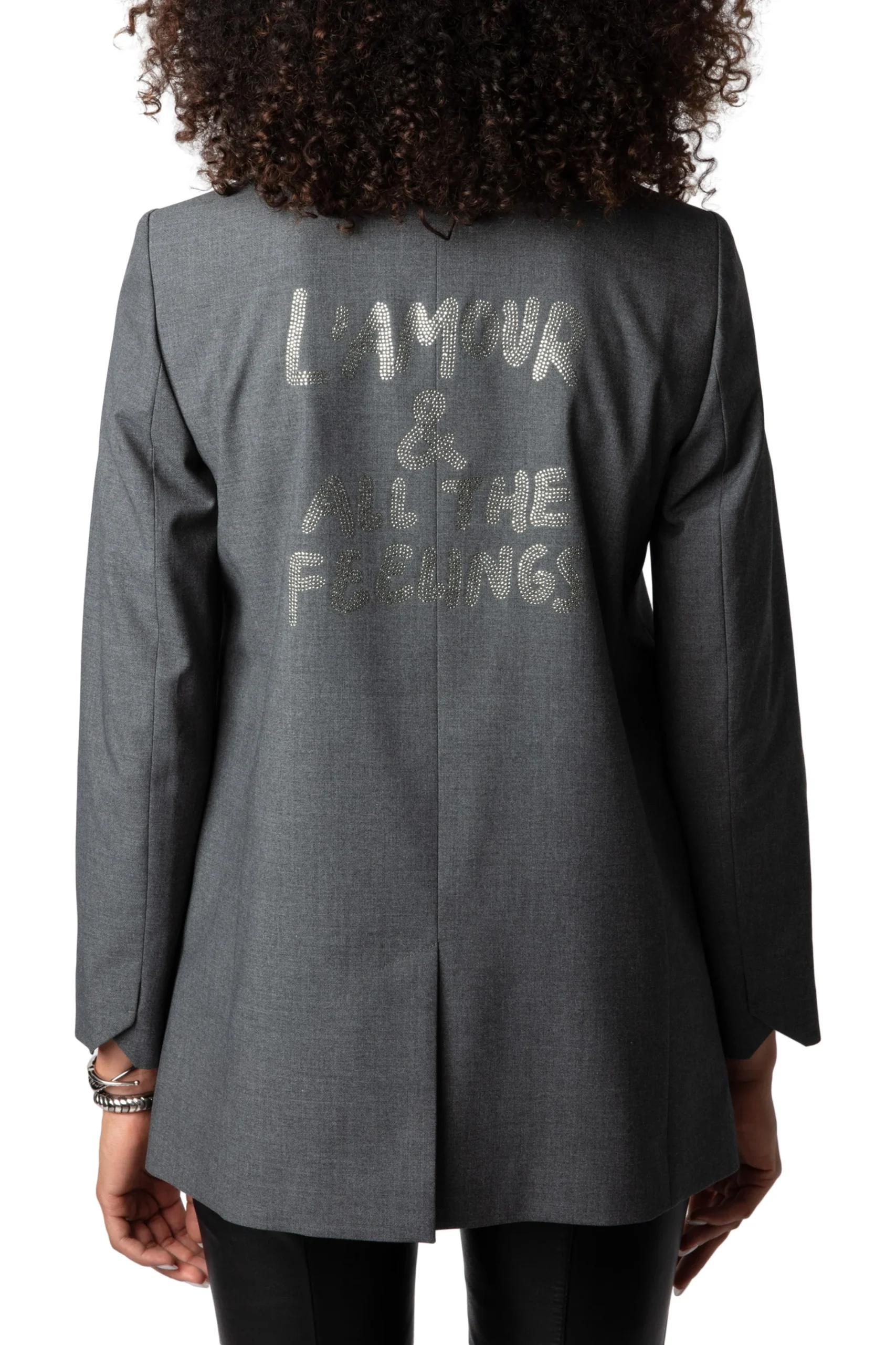 Saco Viva Chine Strass Feeling Gris Chin - Imagen 4