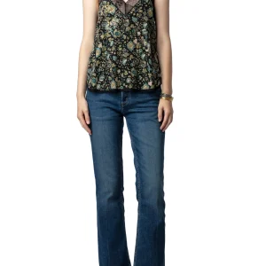 Top Christy Bali Strass Negro