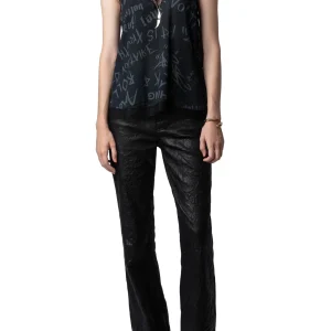 Top Chou Crepe Manifesto Negro