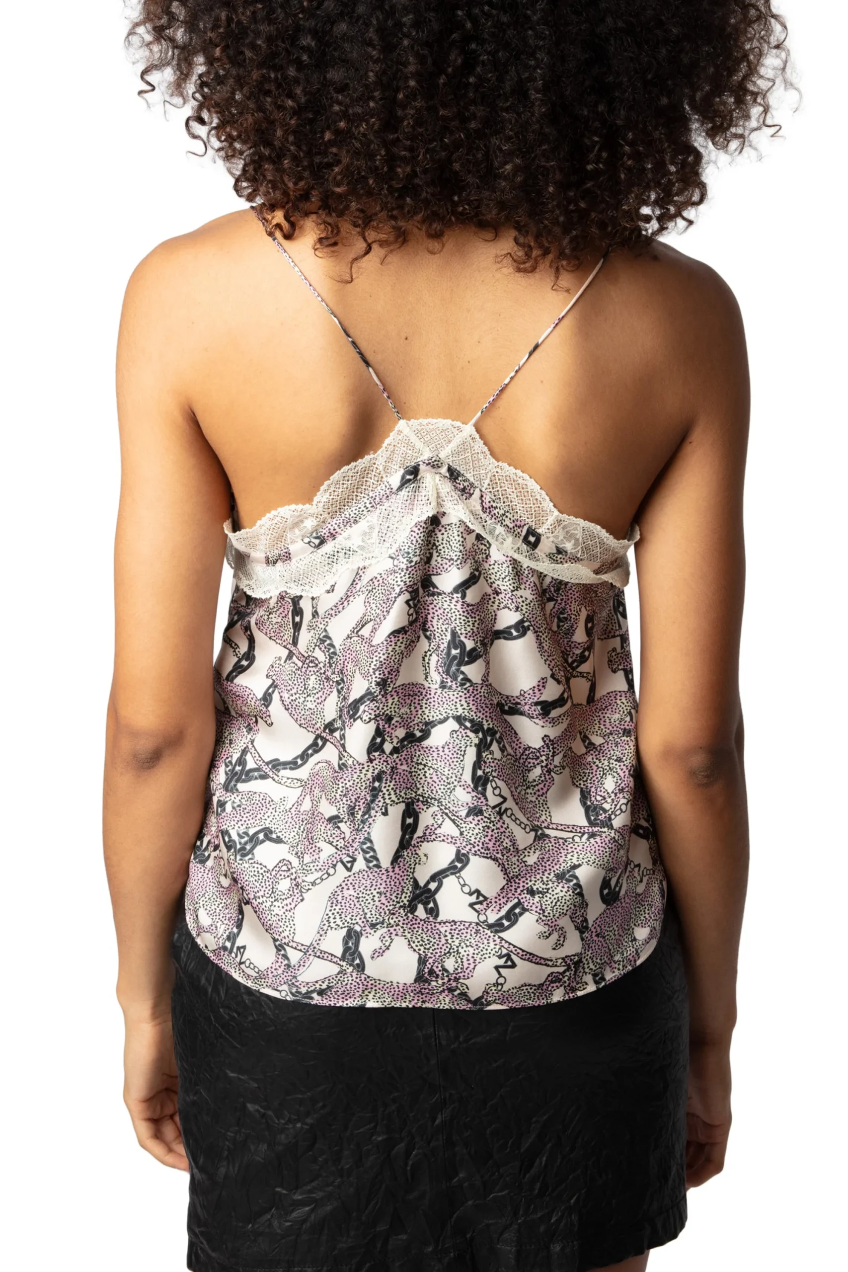 Top Caraco Christo Twill Wild Chaines Ecru - Imagen 6