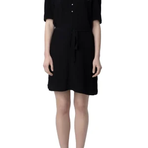 Vestido Rodji Soft Strass Negro