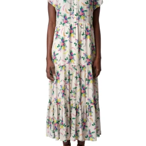 Vestido Razy Soft Bouquet Masilla