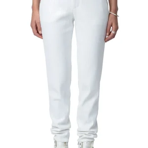 Pantalón Prune Sequins Blanco