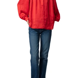 Blusa Tigy Satin Rojo