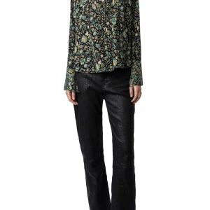 Blusa Taika Bali Strass Negro