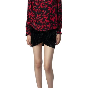 Blusa Twina Soft Ikat Negro