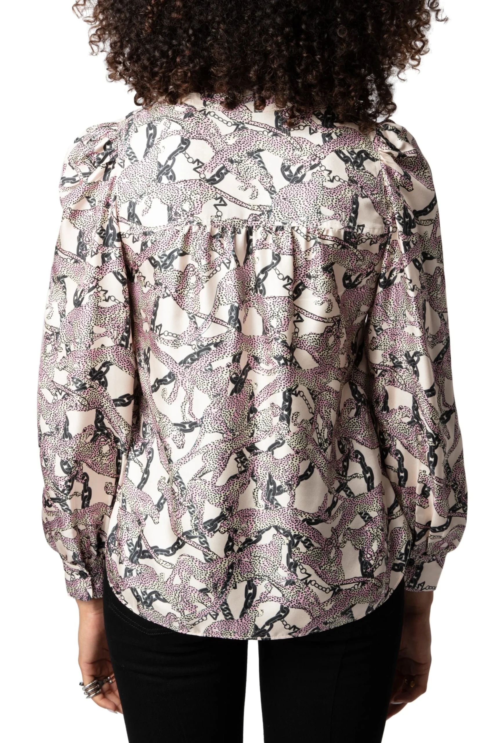 Blusa Telia Twill Wild Chaines Ecru - Imagen 3