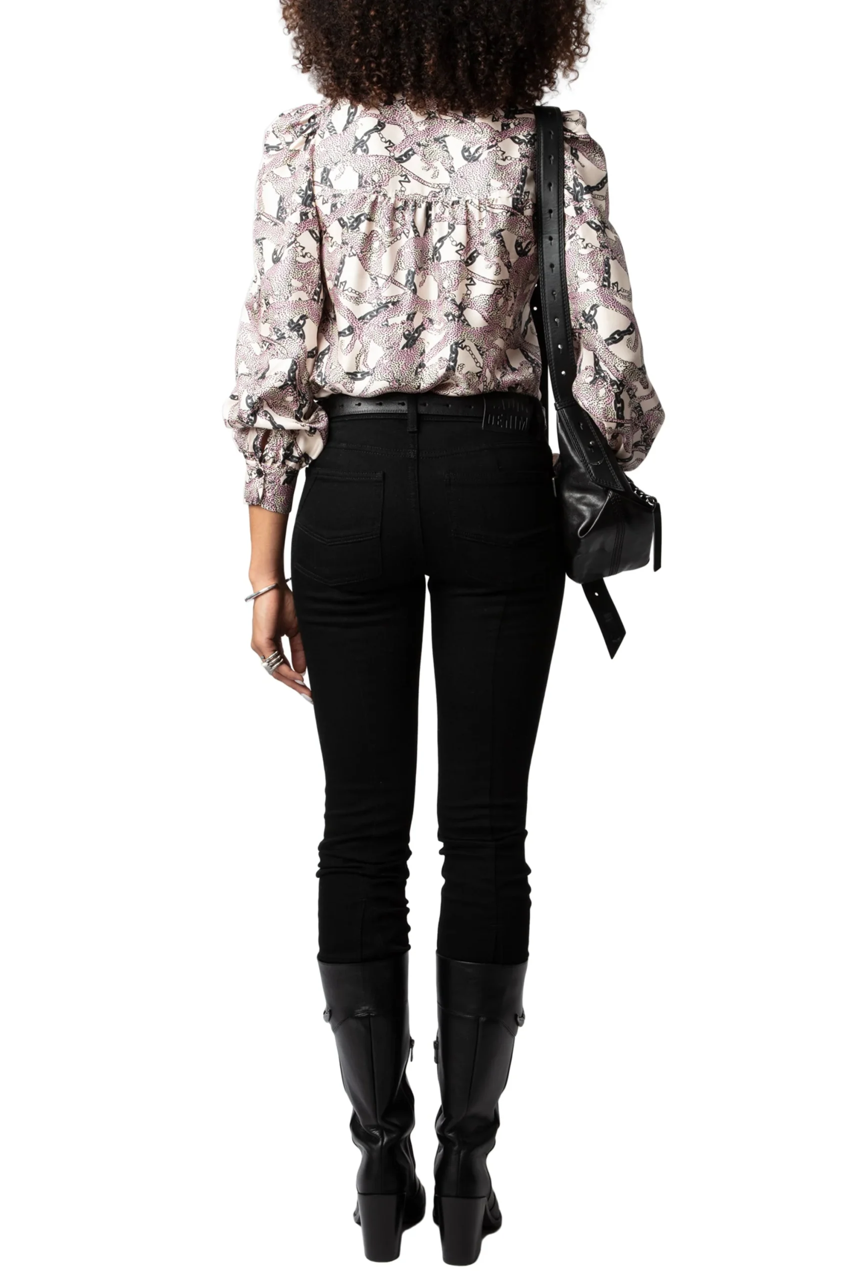 Blusa Telia Twill Wild Chaines Ecru - Imagen 5