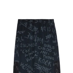 Falda Jozy Crepe Manifesto Negro