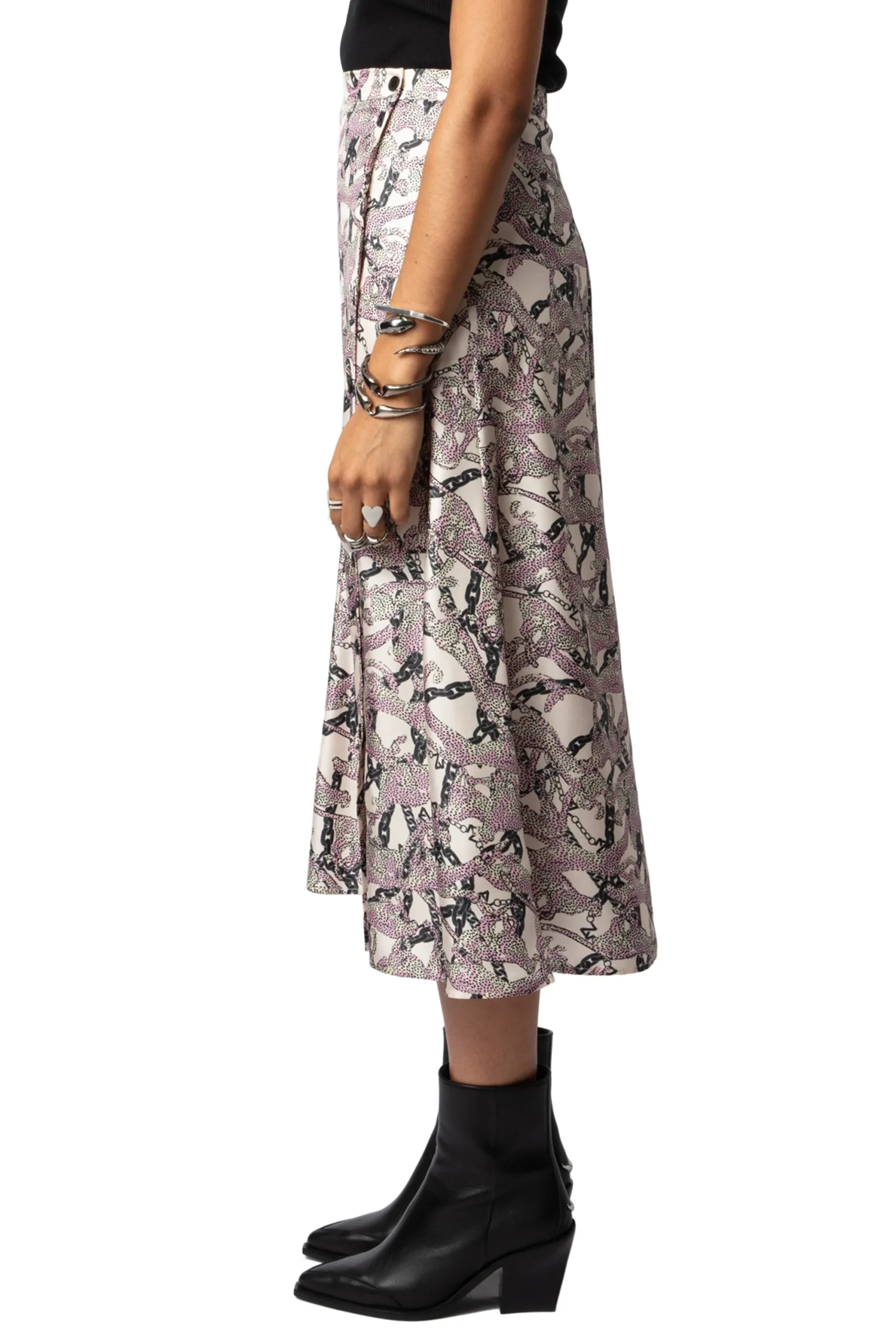 Falda June Twill Wild Chaines Ecru - Imagen 4