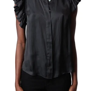 Top Tiza Satin Negro