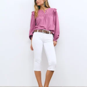 Blusa manga volantes