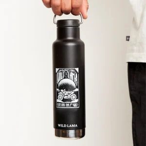 Botella Insulated Reciclada Moto Negra x Klean Kanteen