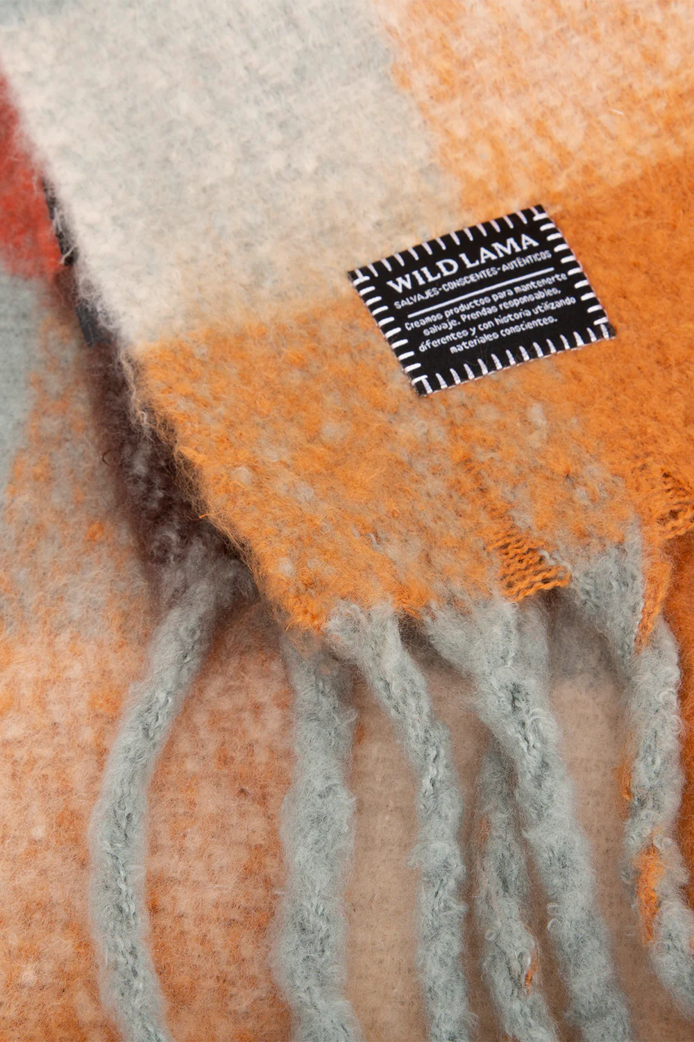 Bufanda Veru Reciclada Terracota - Imagen 5