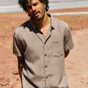 Camisa Jim Café Hombre