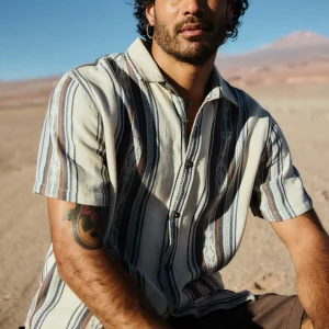 Camisa Kaz Orgánica Print Blanca Hombre