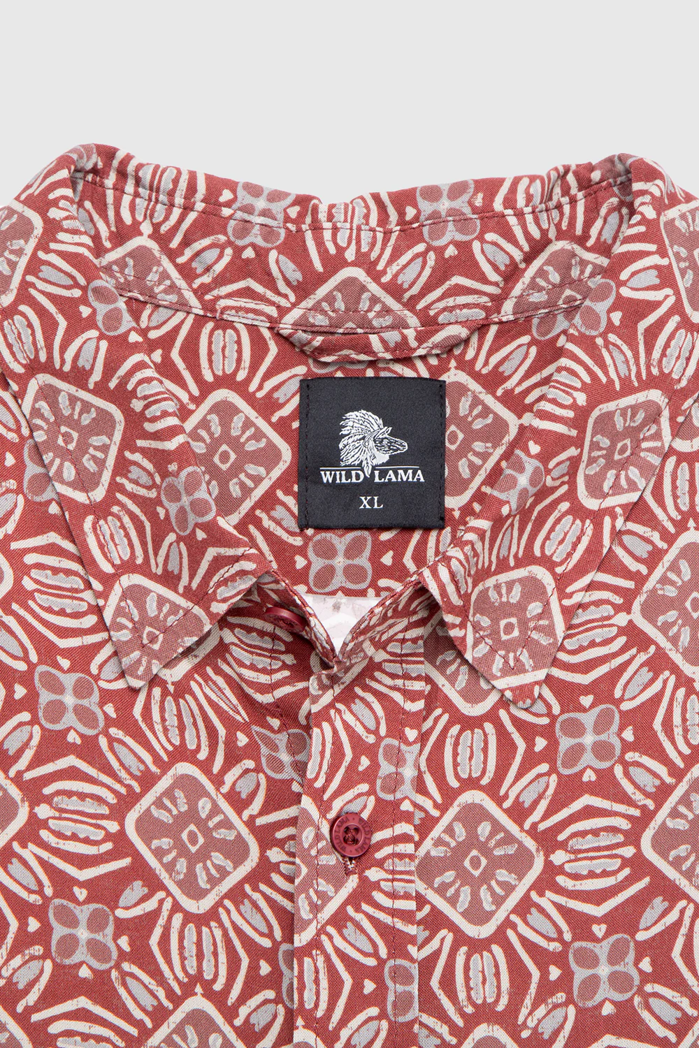 Camisa Mero Boho Terracota Hombre ECOVERO™ - Imagen 8