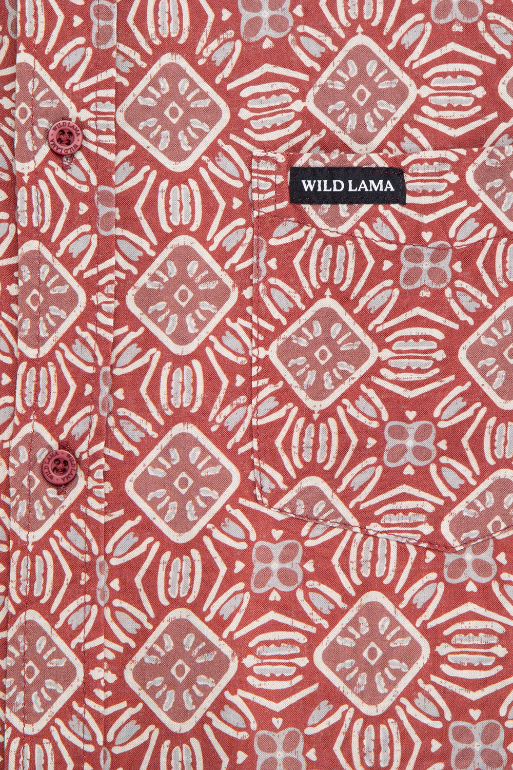 Camisa Mero Boho Terracota Hombre ECOVERO™ - Imagen 9