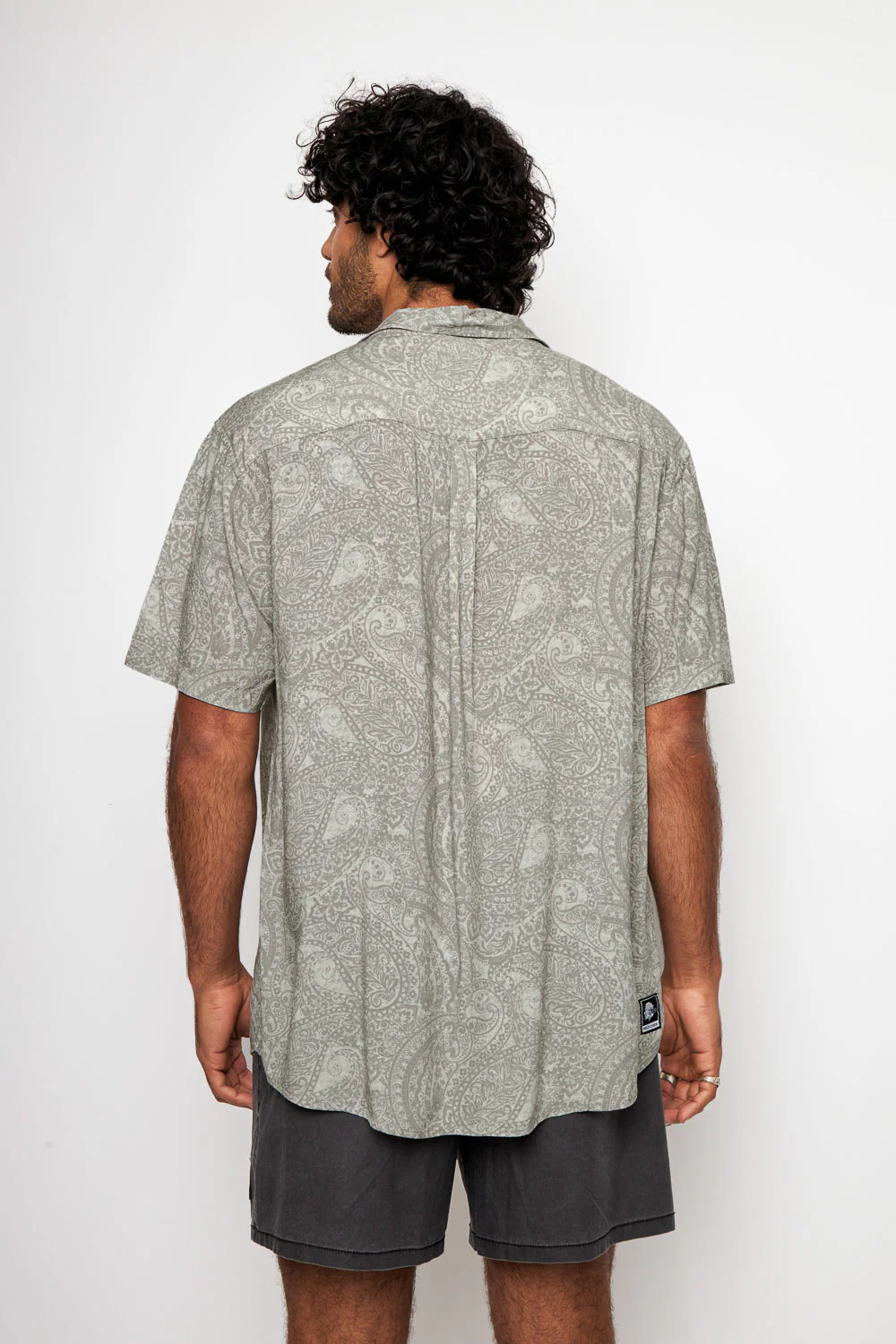 Camisa Mero Paisley Crudo Hombre ECOVERO™ - Imagen 5