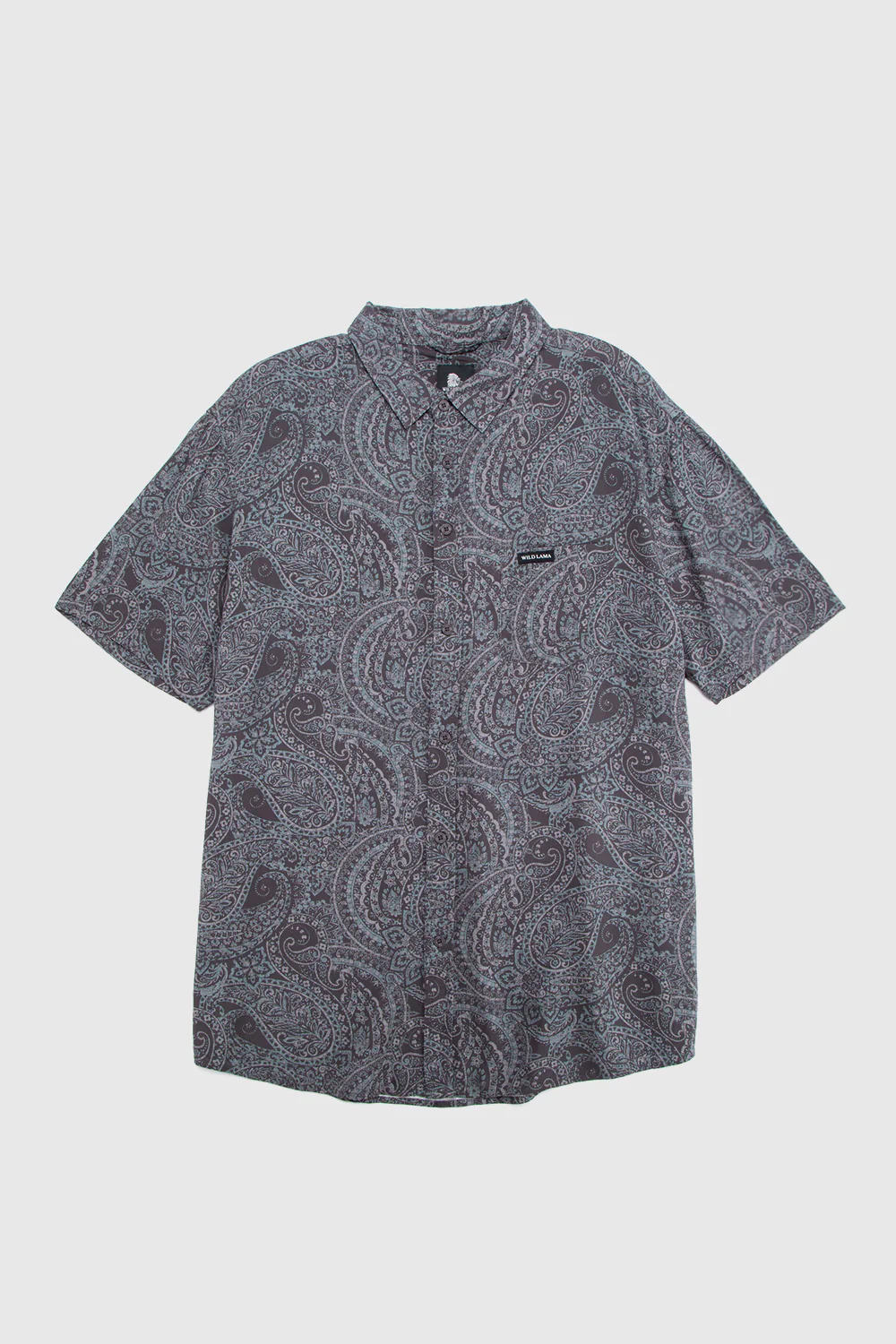 Camisa Mero Paisley Gris Hombre ECOVERO™ - Imagen 7