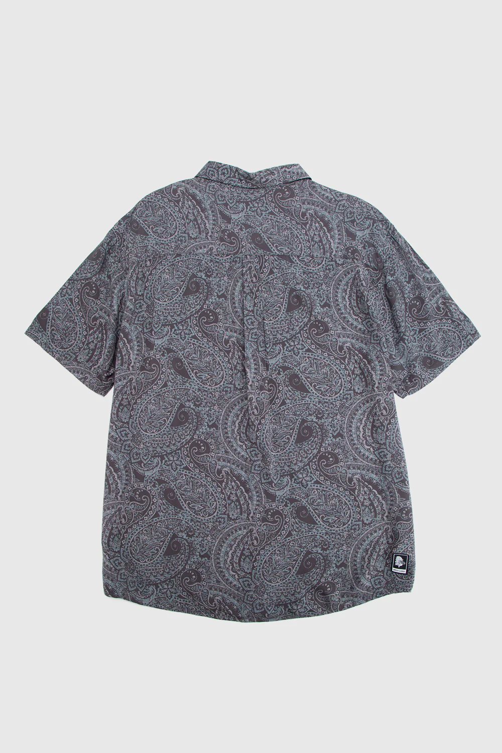 Camisa Mero Paisley Gris Hombre ECOVERO™ - Imagen 8