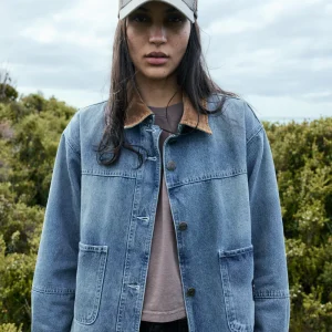 Chaqueta Adina Orgánica Denim Mujer