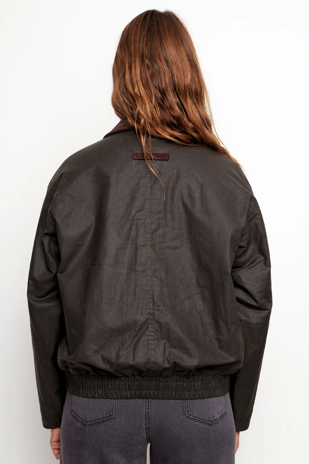 Chaqueta Wax Cala Orgánica Verde Militar Mujer - Imagen 5