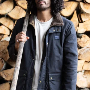 Chaqueta Cava Wax Orgánica Verde Hombre