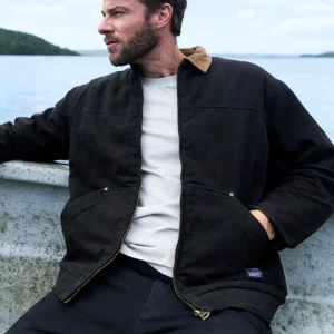 Chaqueta Leufu Orgánica Negra Hombre