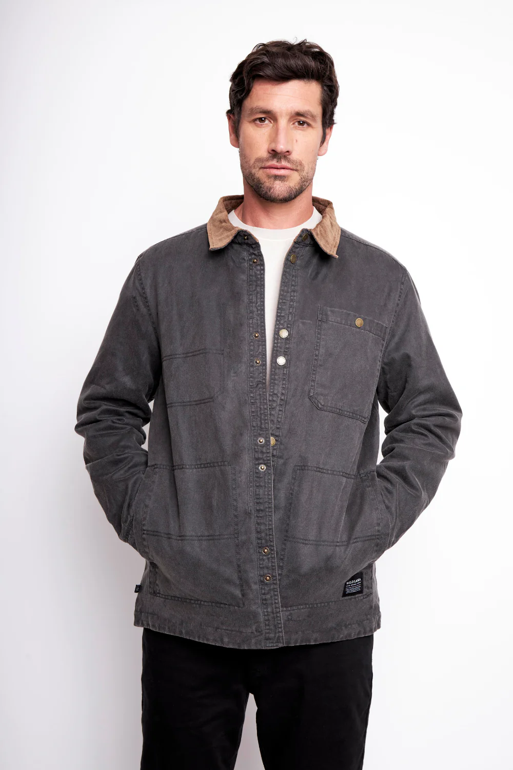 Chaqueta Revus Orgánica Gris Hombre - Imagen 3