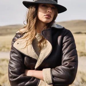 Chaqueta Vigueira Reciclada Café Mujer