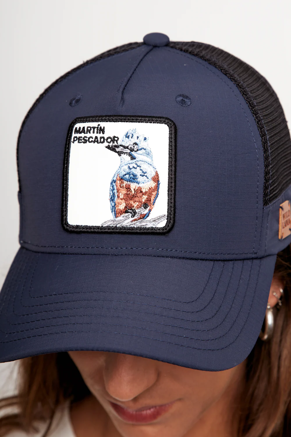 Jockey MartÍn Pescador Algodón Orgánico Azul Ripstop - Imagen 5