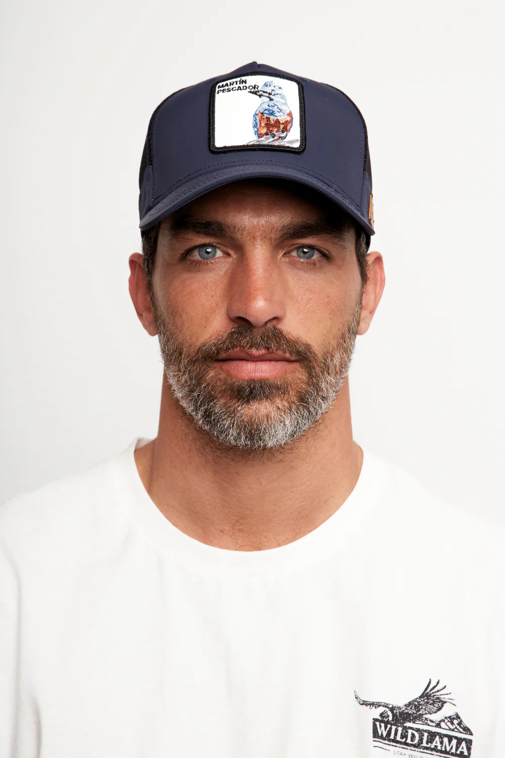 Jockey MartÍn Pescador Algodón Orgánico Azul Ripstop