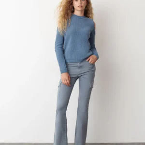 Pantalón campana cargo