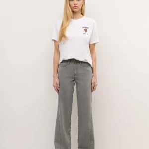 Pantalón corte lateral tachas