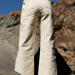 Pantalón Esme Orgánico Beige Mujer