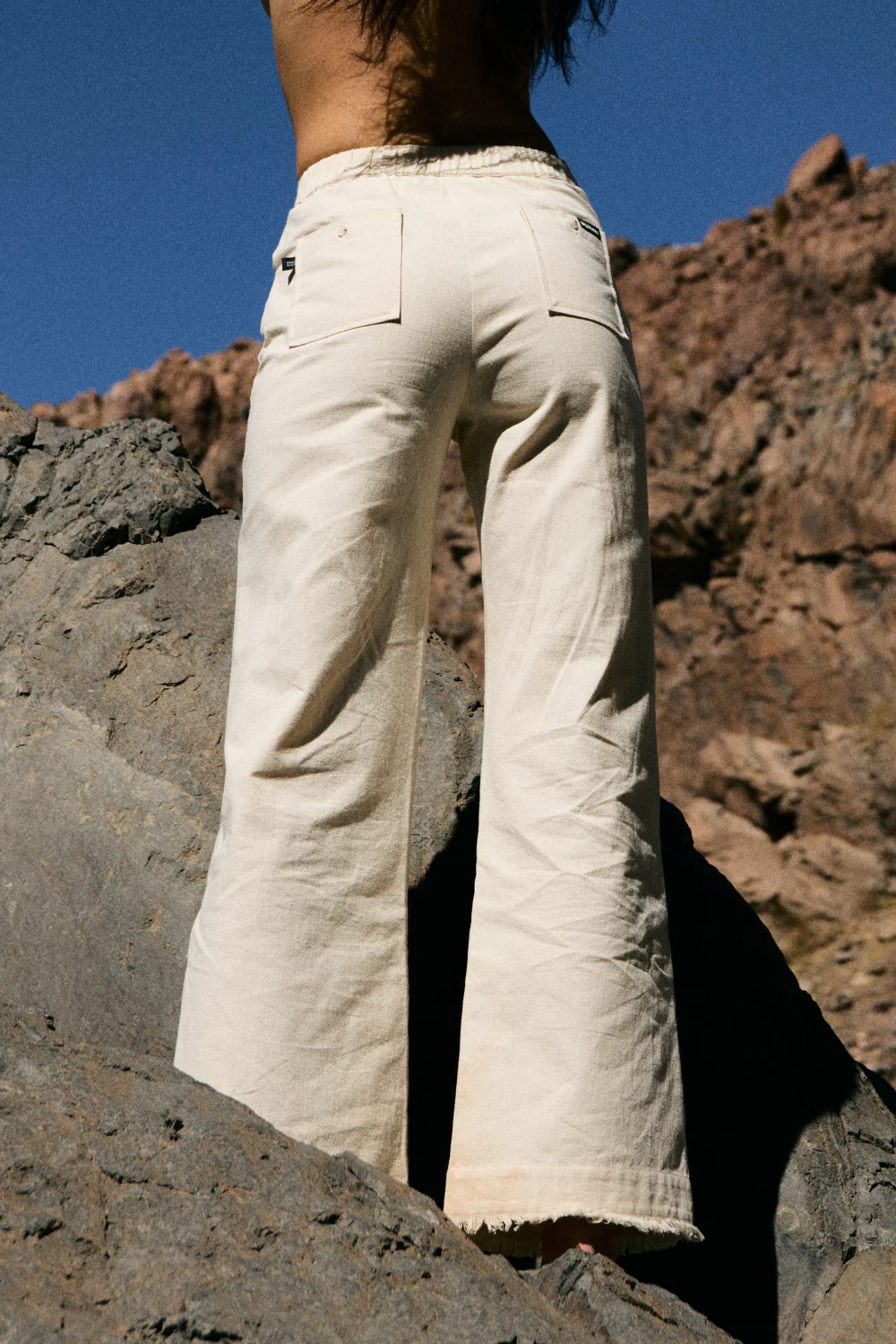 Pantalón Esme Orgánico Beige Mujer