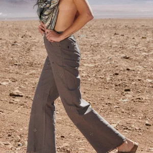 Pantalón Esme Orgánico Café Mujer