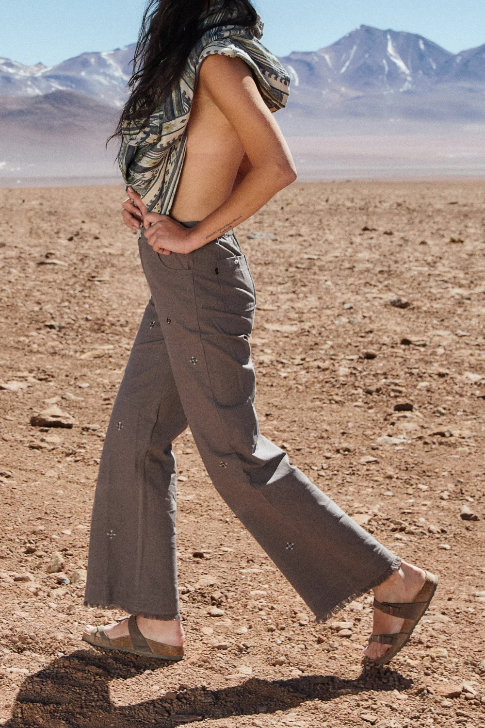 Pantalón Esme Orgánico Café Mujer