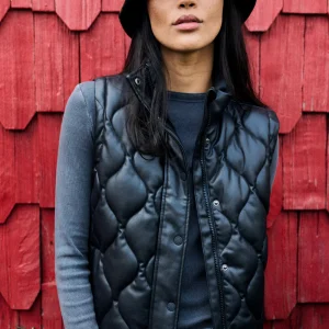 Parka Aines Reciclada Negra Mujer