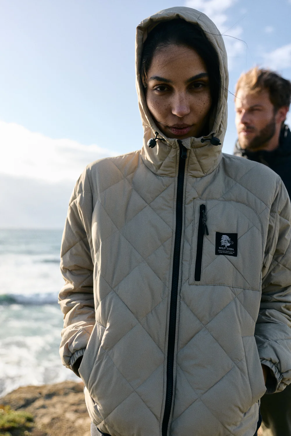 Parka Primaloft Alira Reciclada Beige Mujer