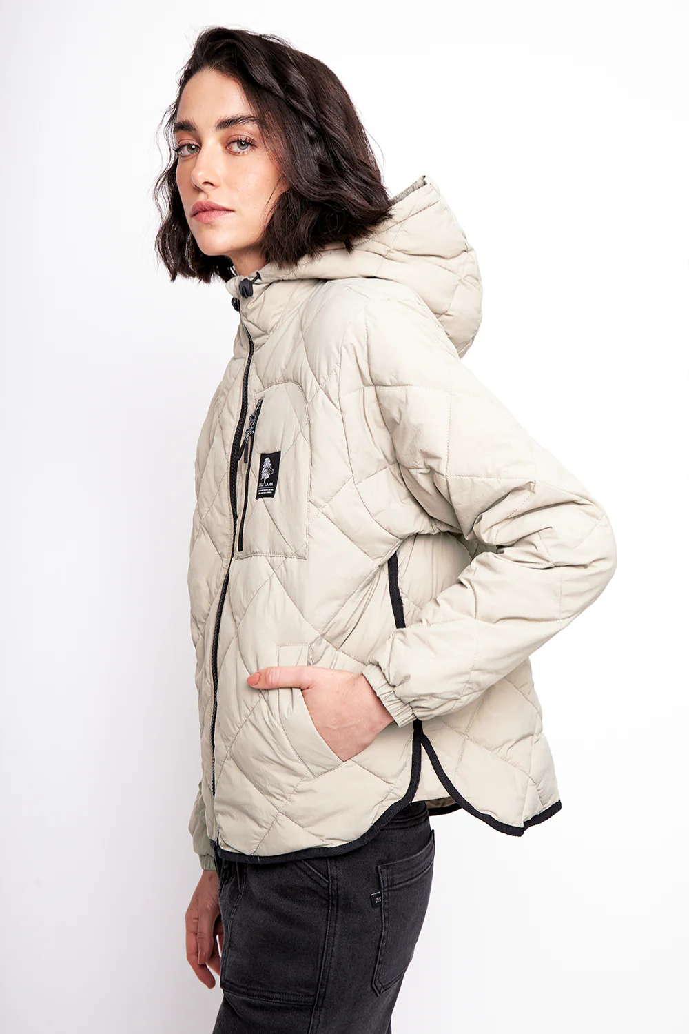 Parka Primaloft Alira Reciclada Beige Mujer - Imagen 3