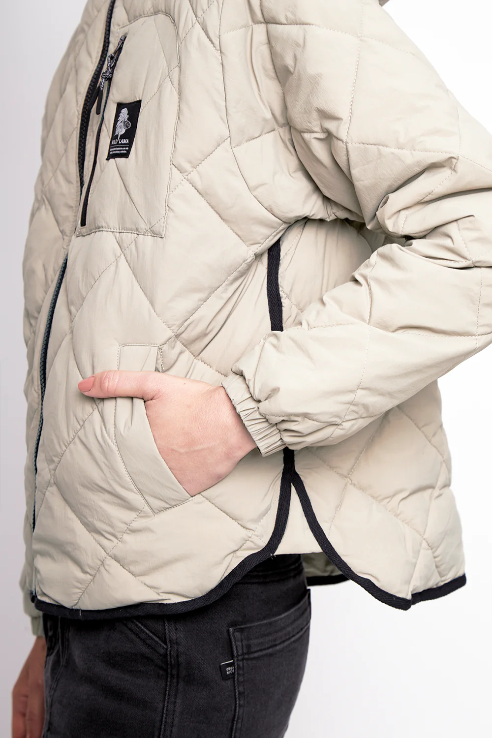 Parka Primaloft Alira Reciclada Beige Mujer - Imagen 5