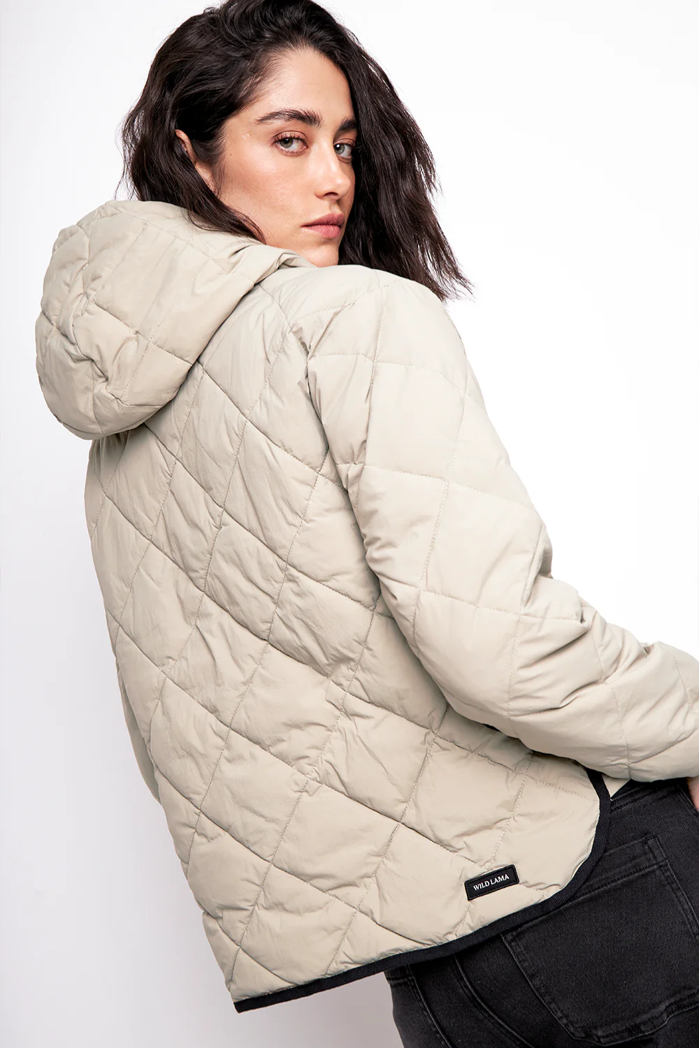 Parka Primaloft Alira Reciclada Beige Mujer - Imagen 6